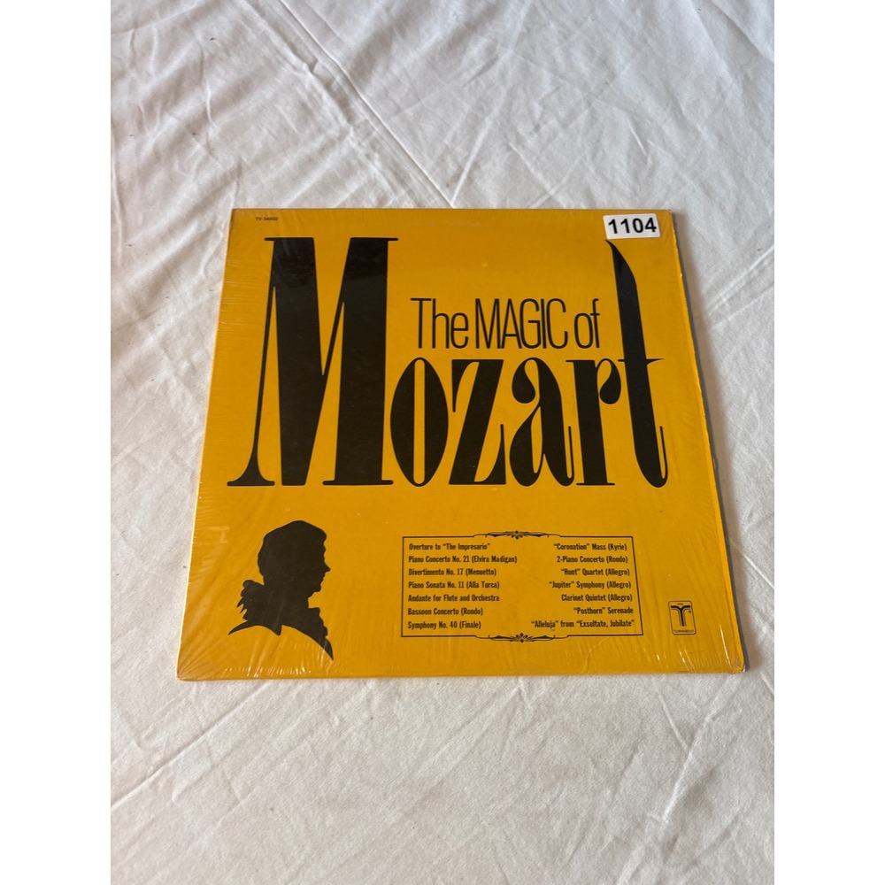 Turnabout The Magic of Mozart Vinyl LP Record 12" Yellow